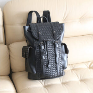 CHESTNUT HILL Men's Genuine Leather Business Travel Computer Backpack