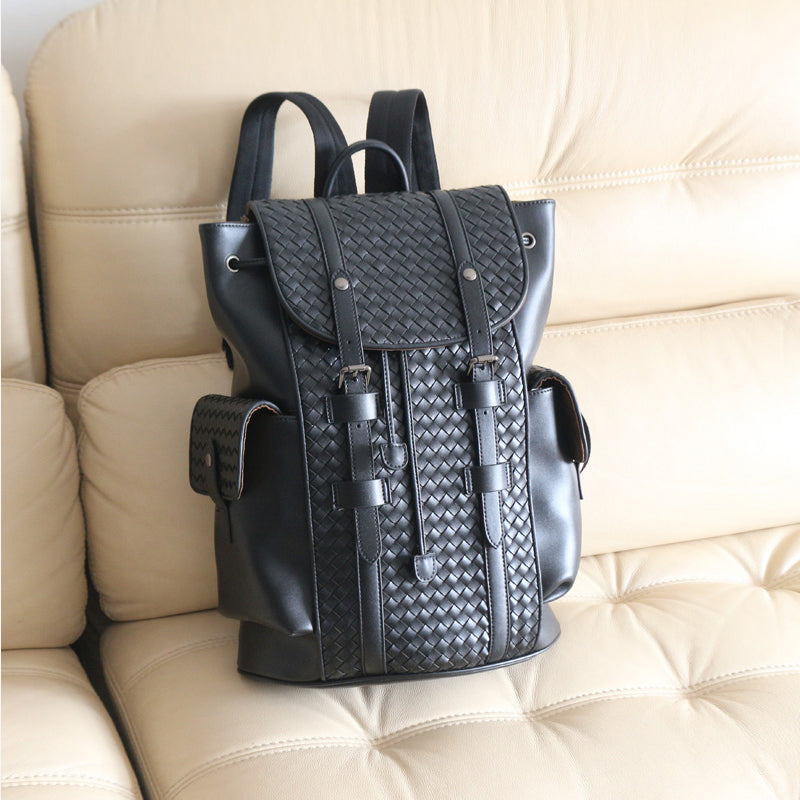 076b2188-9fce-4e8d-8f8a-e2df81b6dccd.jpg CHESTNUT HILL Men's Genuine Leather Business Travel Computer Backpack