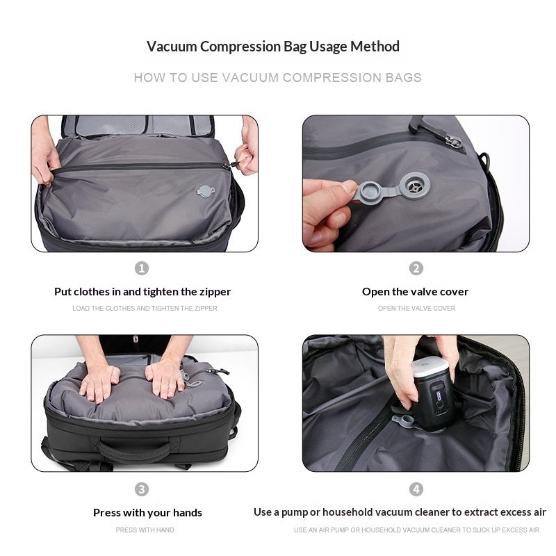 098470ea-41c4-42ac-a451-d8233c19fd30_trans.jpg BANGE Mens Vacuum Compression Travel Backpack with Pump - Image 2
