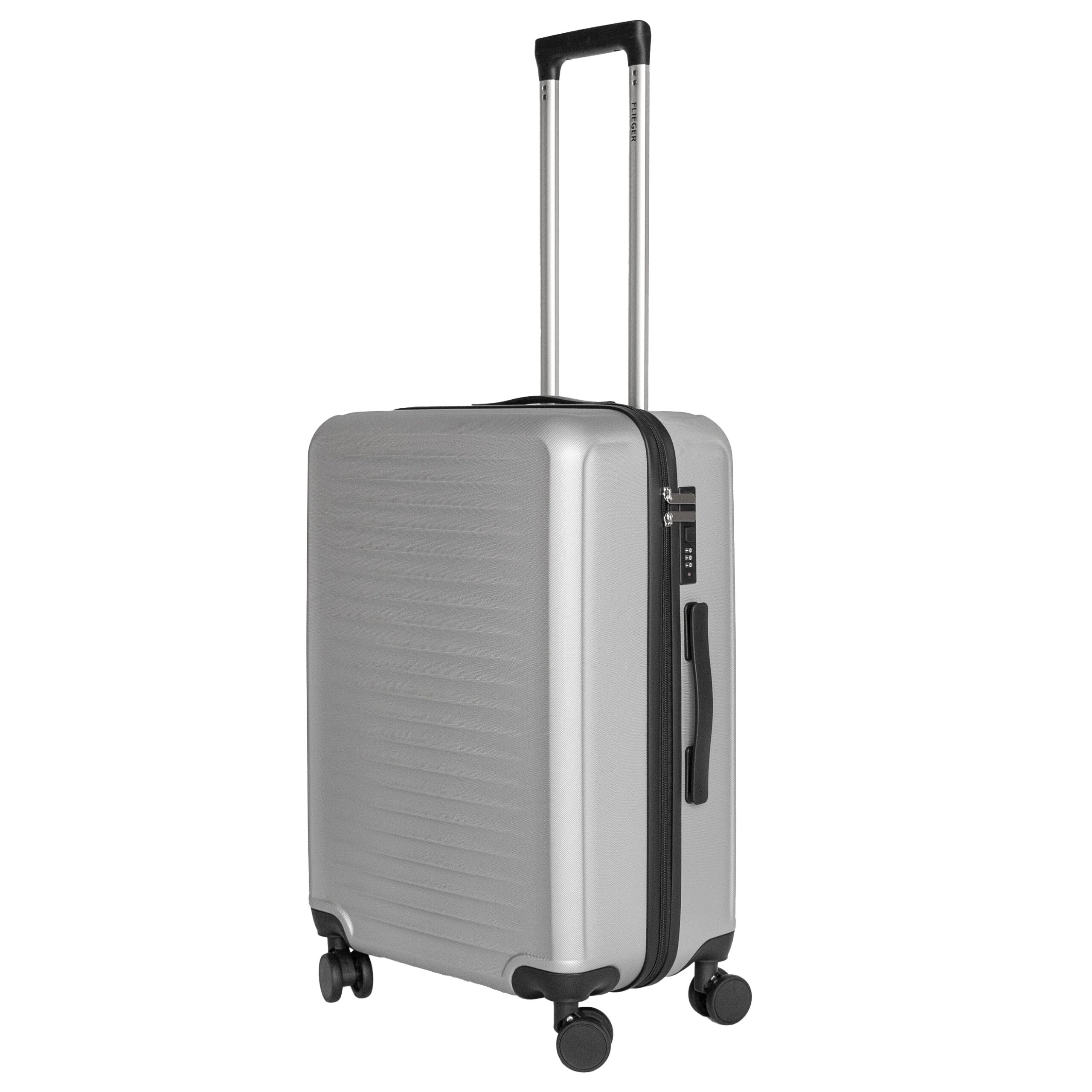 09b3907e-8fff-4674-9313-b54efe25ff02.jpg FERN ROCK 2025 Silver Hard sided 3Piece Suitcase Set; 20" 24" 28" - Image 5