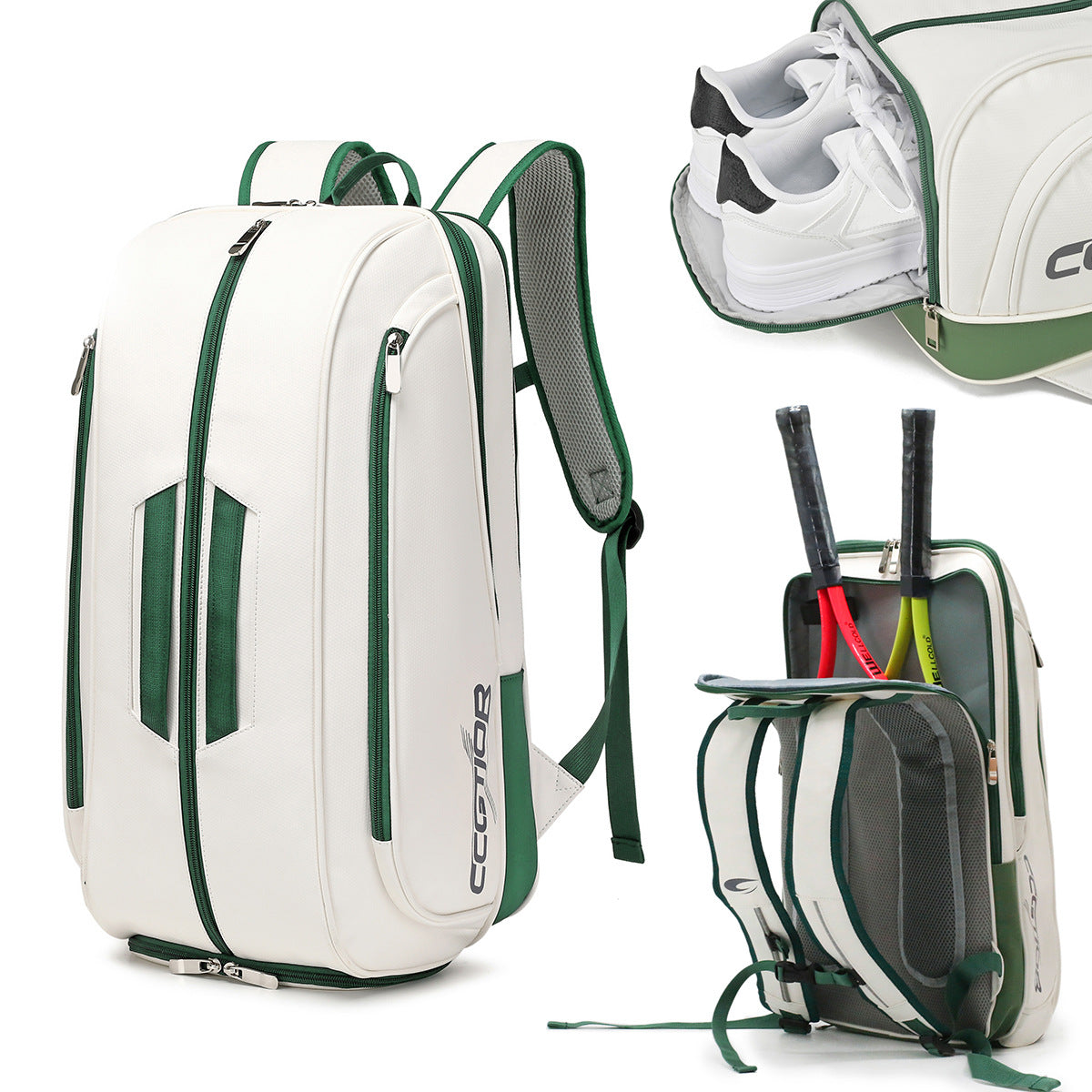 107612e9-a2f0-48bf-9bfc-75b44d805279.jpg CAMBRIA Tennis Bag With Shoe Compartment - Image 7