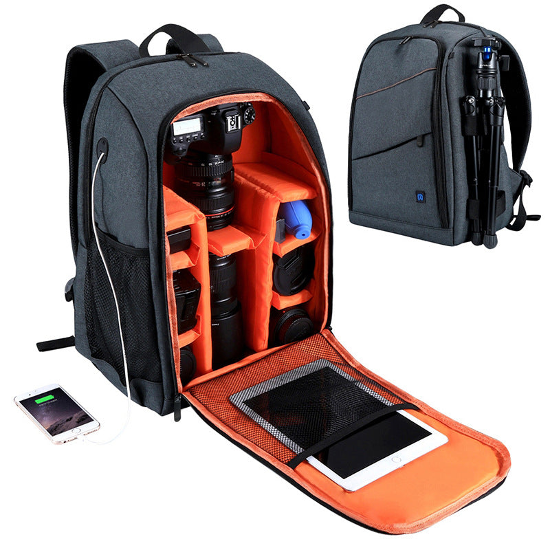 1366576044611.jpg PULUZ Outdoor Portable Waterproof Scratch-proof Dual Shoulders Backpack Camera Bag, Upgrade Version - Image 3
