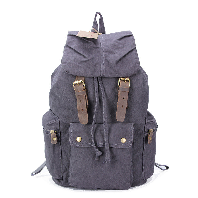 1540710400291.jpg TOMMY'S Leisure backpack large capacity canvas bag - Image 11