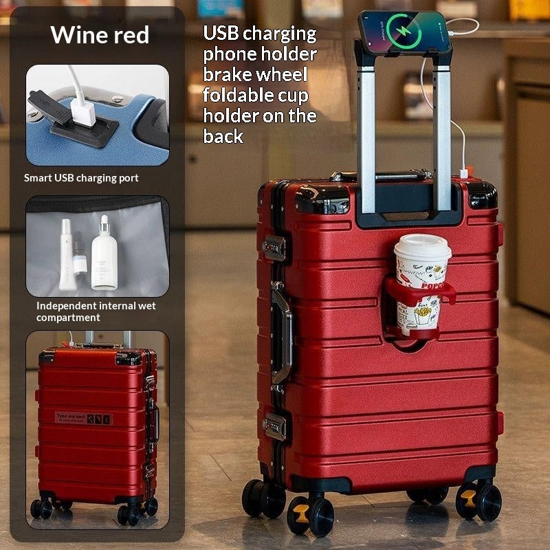 157d48b4-5efb-49b1-8c97-ab89bad39b4e_water_trans.jpg BRYN MAWR ELITE PRO Aluminum-frame Suitcase, Airtight Travel Trunk - Image 3