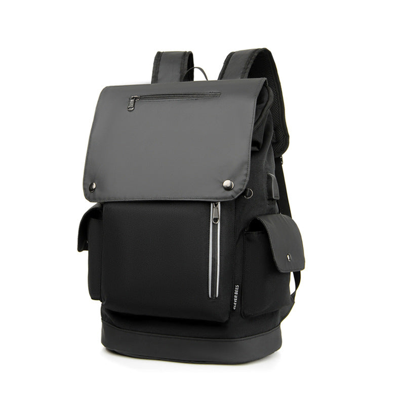 1623118754600.jpg DOBBINS Schoolbag USB Charging Business Computer Backpack - Image 5
