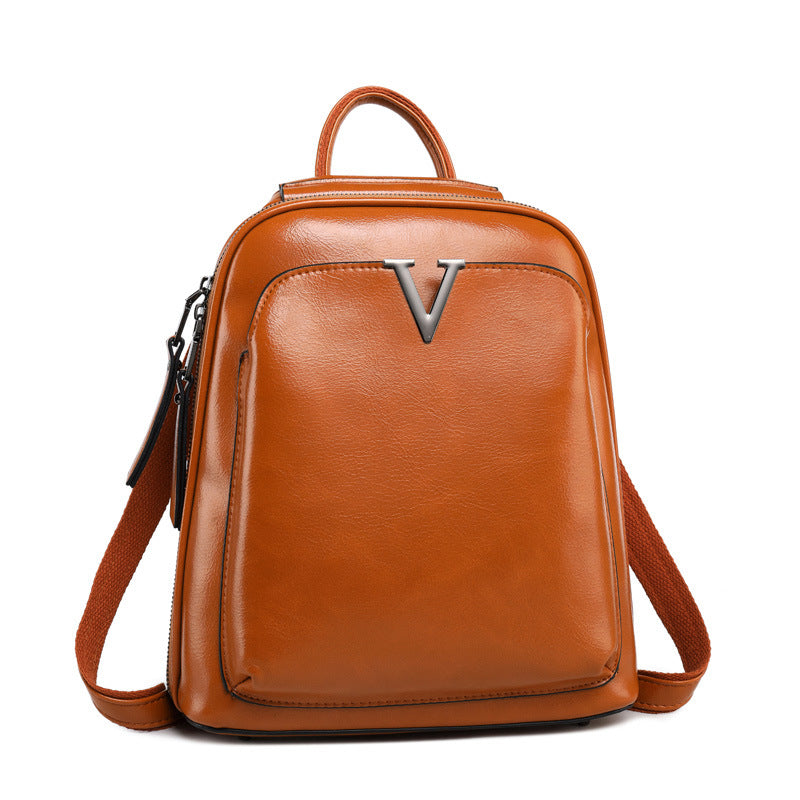 16944271584392.jpg Signature V Inspired Series Genuine Leather Backpack - Image 11