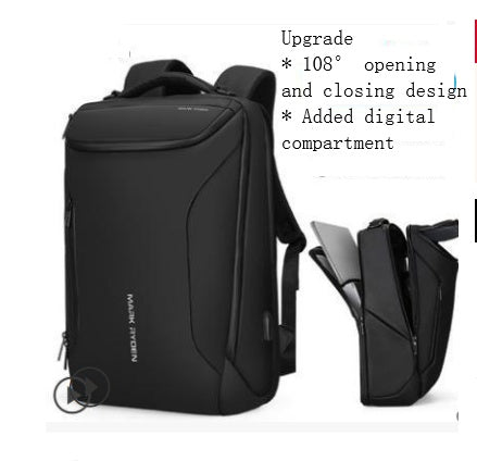 1695017791524.jpg MARK RYDEN Streamlined Water Repellent; USB External Charging Backpack - Image 3