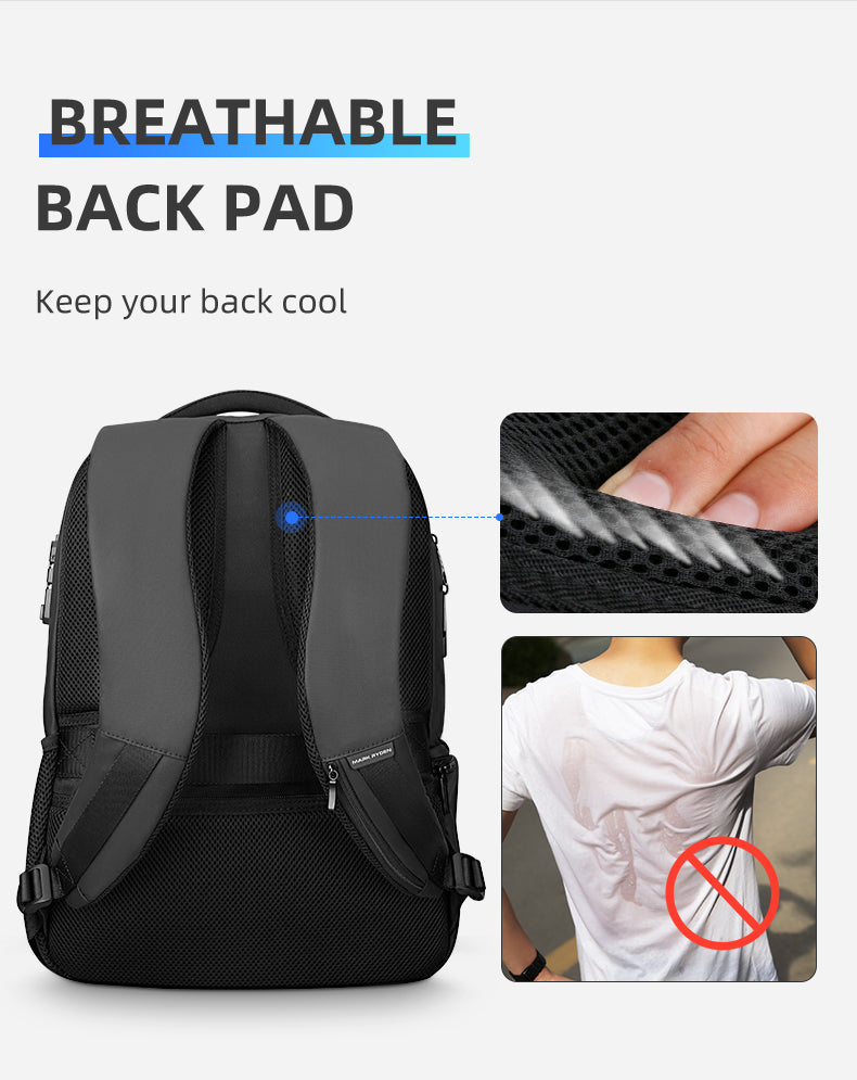 1821244459816.jpg MARK RYDEN SECURE anti-theft Backpack - Image 3