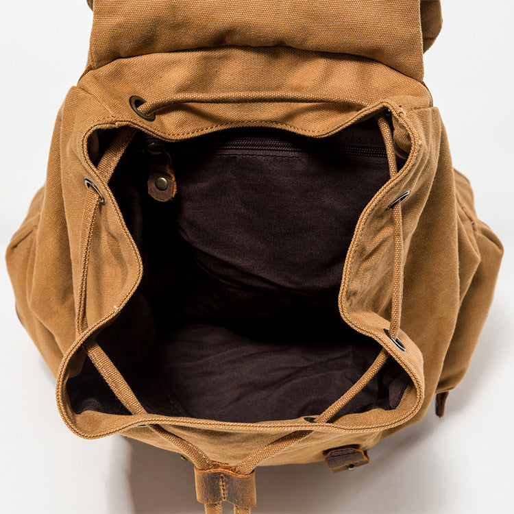1939546874864.jpg TOMMY'S Leisure backpack large capacity canvas bag - Image 5
