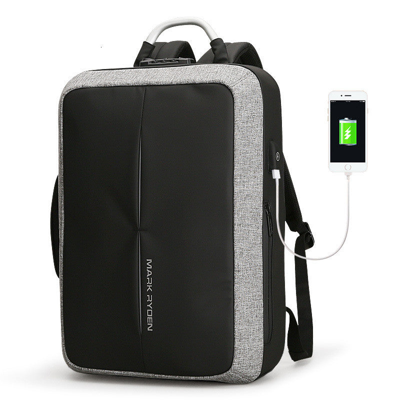 1988921641293.jpg MARK RYDEN UNIVERSITY Backpack Rechargeable USB Computer Bag - Image 2