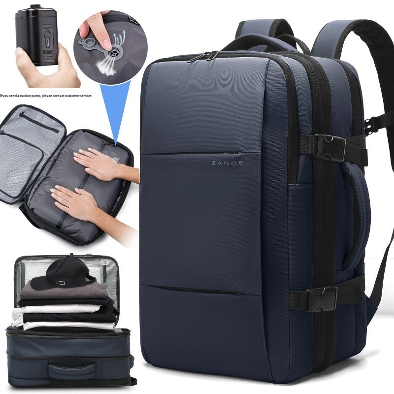 19a40192-6664-4739-83c2-6f98efc61ba8_trans.jpg BANGE Mens Vacuum Compression Travel Backpack with Pump - Image 8