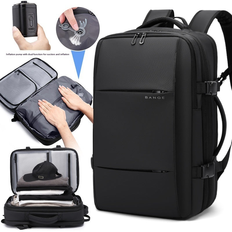 1c592454-9d57-4074-b766-6515a1313635_trans.jpg BANGE Mens Vacuum Compression Travel Backpack with Pump - Image 7