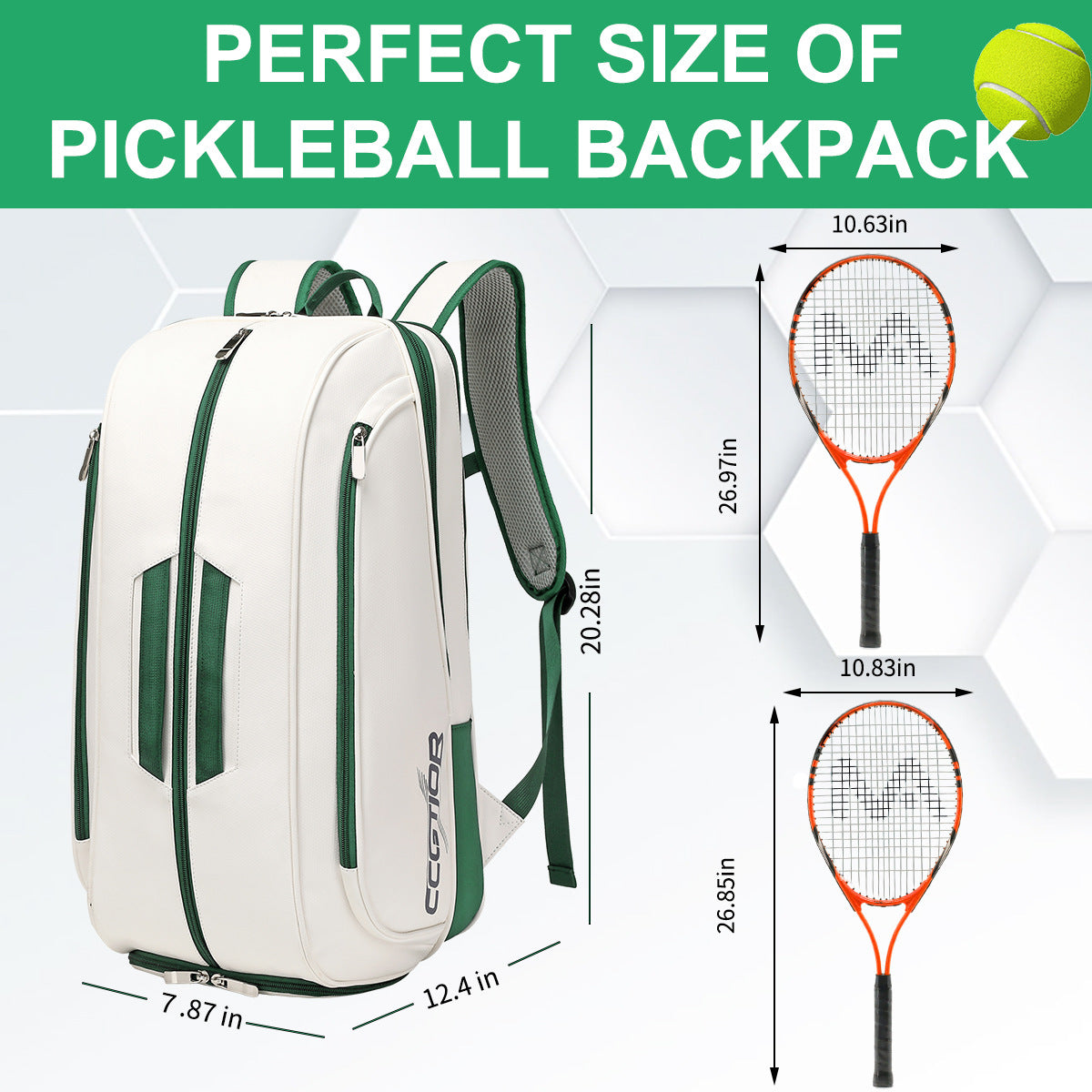 1ff99633-ff3c-4366-8c2e-777765ec9bdb.jpg CAMBRIA Tennis Bag With Shoe Compartment - Image 5