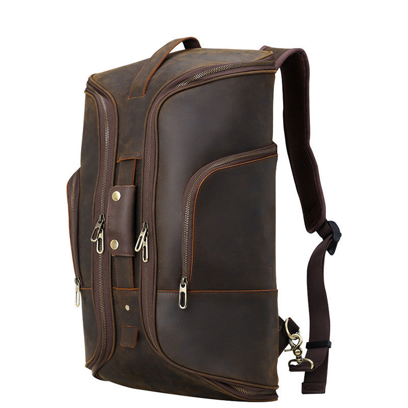207ebcfb-4b37-4e2d-a329-4478008ab879.jpg WYNNEFIELD HEIGHTS Top Layer Genuine Leather Backpack - Image 2