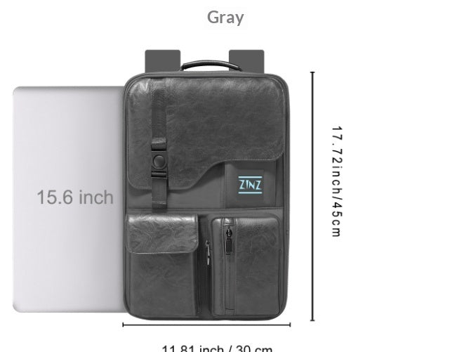 2092b2bf-4d52-49af-a88e-2fd03dd68182_trans.jpg ZINZ EXPANDABLE Laptop Backpack Mens Premium Business-Style Computer Bag - Image 9