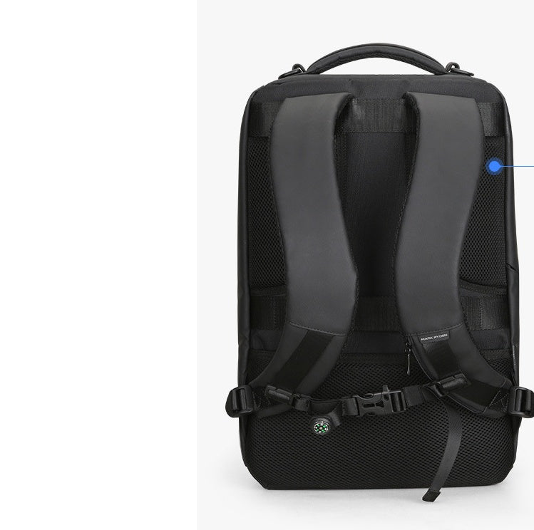 2422094066113.jpg MARK RYDEN Streamlined Water Repellent; USB External Charging Backpack - Image 8
