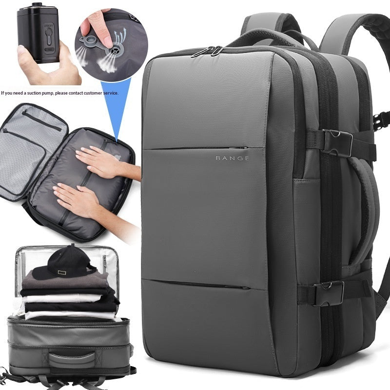 2425a0ab-c471-4dee-a732-968856c63460_trans.jpg BANGE Mens Vacuum Compression Travel Backpack with Pump - Image 4