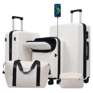 ESCAPE SERIES BLANCO Hard side Luggage Set 5 Piece With Bags