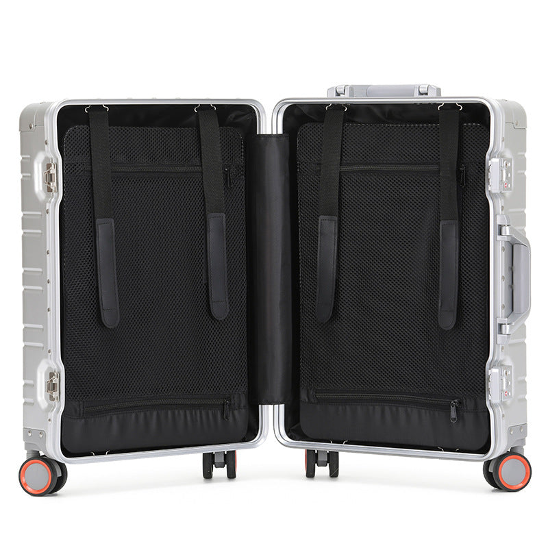 2672f07c-0baf-4ae1-a486-4edfcee02ad8.jpg BAINBRIDGE Aluminum Magnesium Alloy 20" 24" Suitcase, Universal Wheel - Image 2