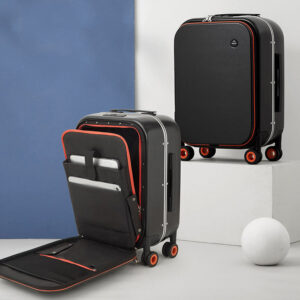 MIXI Brand Aluminum Frame Suitcase Hard Rim Universal Wheel: Luggage