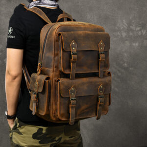 COBBS CREEK CRAZY HORSE Leather Backpack