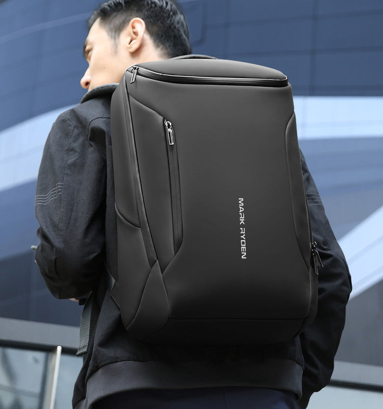 3997194879261.jpg MARK RYDEN Streamlined Water Repellent; USB External Charging Backpack - Image 4