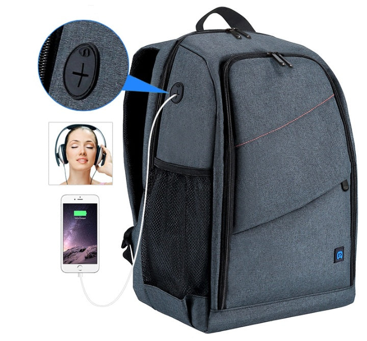 4490625132037.jpg PULUZ Outdoor Portable Waterproof Scratch-proof Dual Shoulders Backpack Camera Bag, Upgrade Version - Image 9