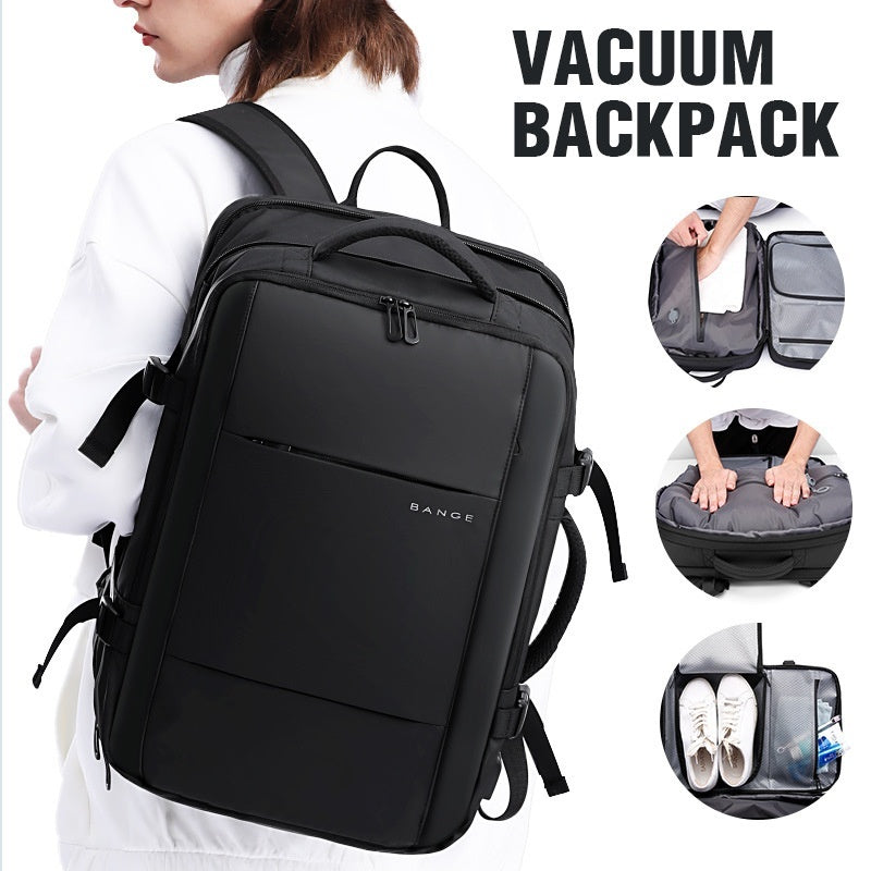 47019d61-d155-4919-915d-e1e322392cde_trans.jpg BANGE Mens Vacuum Compression Travel Backpack with Pump - Image 3