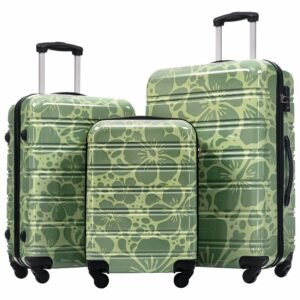 UNIVERSITY CITY 3 Pcs Hardshell Spinner Suitcase; TSA Lock Lightweight-20" 24" 28"