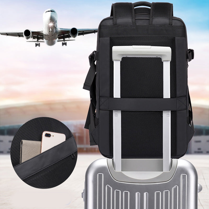 4e3de489-b87d-4e8f-b8d6-f6ab13e52c61.jpg BANGE Foldable Large Capacity Business Travel Bag Waterproof Backpack - Image 2