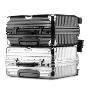 18" Aluminum Alloy Zipper less Carry-On Luggage