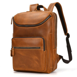 GIOVANNI VINTAGE Genuine Cowhide Leather Backpack