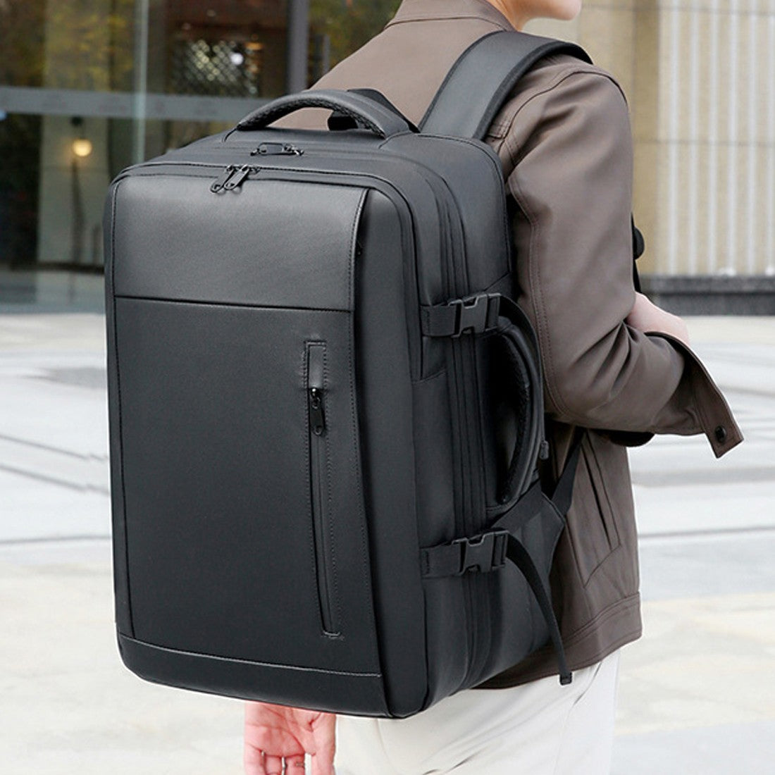 5f24afd2-6233-4233-8e5e-d2fe044489c3.jpg KINGSESSING Vacuum Backpack Travel Bag 35L Expandable Vacuum Compression Backpack - Image 10