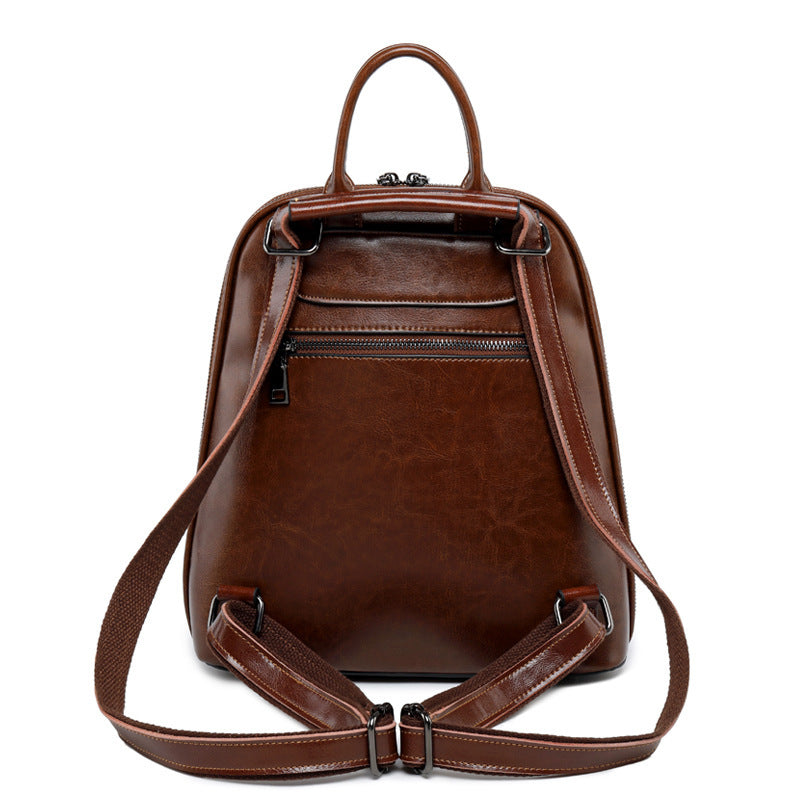 608416572408.jpg Signature V Inspired Series Genuine Leather Backpack - Image 2