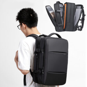 BANGE Foldable Large Capacity Business Travel Bag Waterproof Backpack