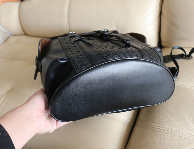 6e1be3a6-921a-4d83-b14c-3719a8a00920.jpg CHESTNUT HILL Men's Genuine Leather Business Travel Computer Backpack - Image 8