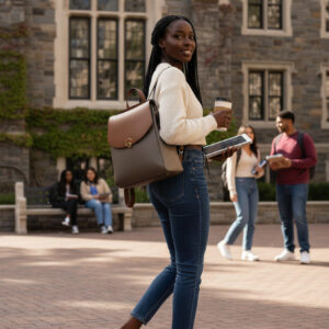 STENTON AVENUE Genuine Leather Women's New Leather Backpack