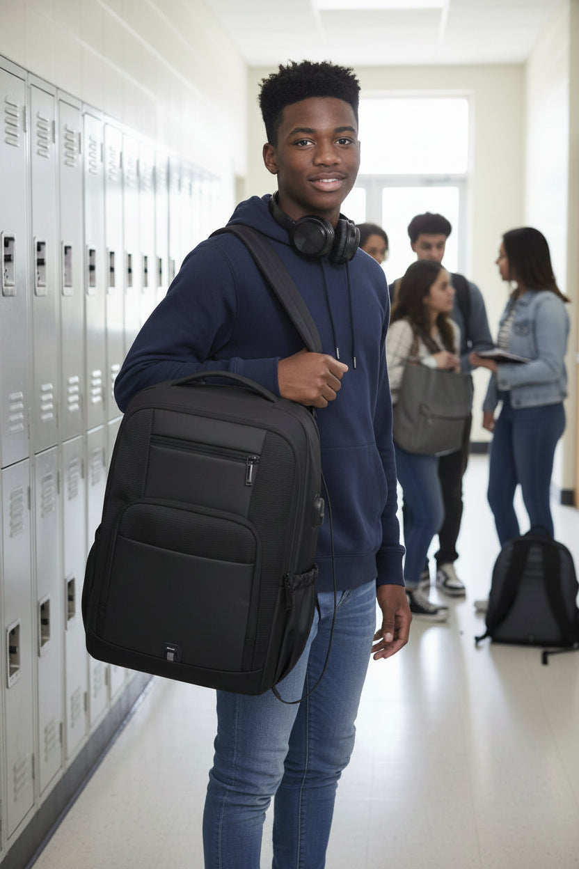 7bbf6c3a-cedf-46a7-8ce3-176adba54184.jpg DEVEREAUX PRO Backpack USB Charging, Business, Laptop Backpack