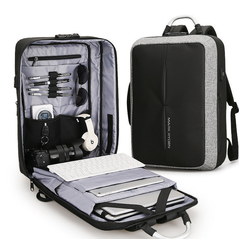 842893934964.jpg MARK RYDEN UNIVERSITY Backpack Rechargeable USB Computer Bag - Image 3
