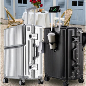 PROMAX II Luggage, 20 Inch 24 Inch Large Capacity, TSA Lock, Universal Wheel Aluminum Frame Luggage