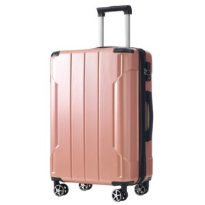 OVERBROOK ROSE Hardshell, Lightweight Durable ABS Expandable 28-inch Checked Travel Luggage