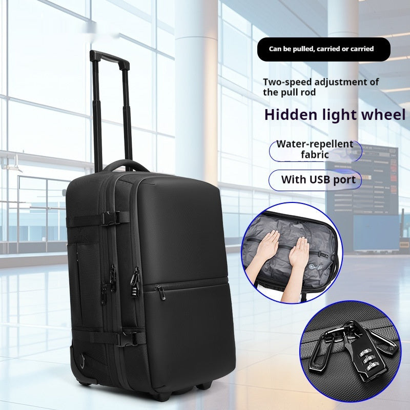 8d2fe1ed-2b99-4e50-8553-70f34d7628b1_fine.jpg FINANCIAL DISTRICT Executive Travel Backpack on wheels - Image 2