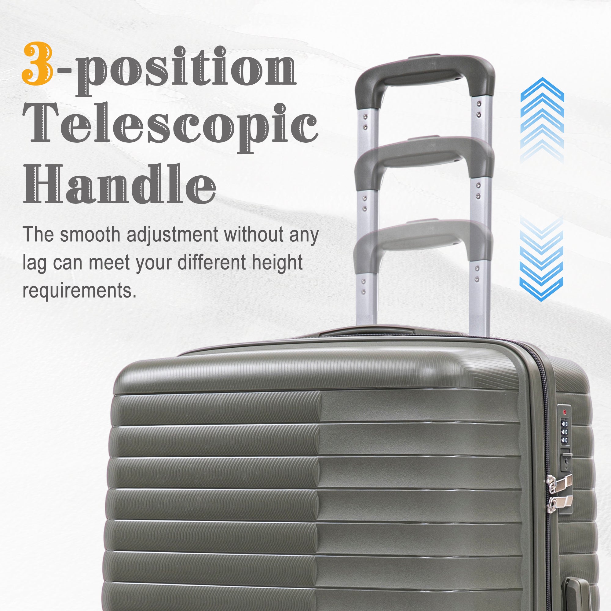 8e50d954-c159-460b-86ce-dfc865576ec3.jpg SCHUYLKILL TRAVELS GREEN 4 PIECE SET; 14" 20" 24" 28" PP Spinner Wheel Luggage, Carry On Suitcase, Iron Pull Rod, Combination Password Lock, - Image 4