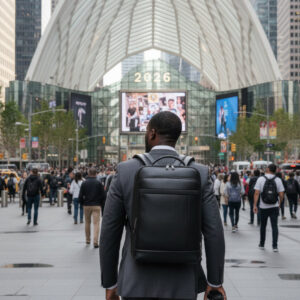 RITTENHOUSE Business Genuine Leather Commuter Backpack