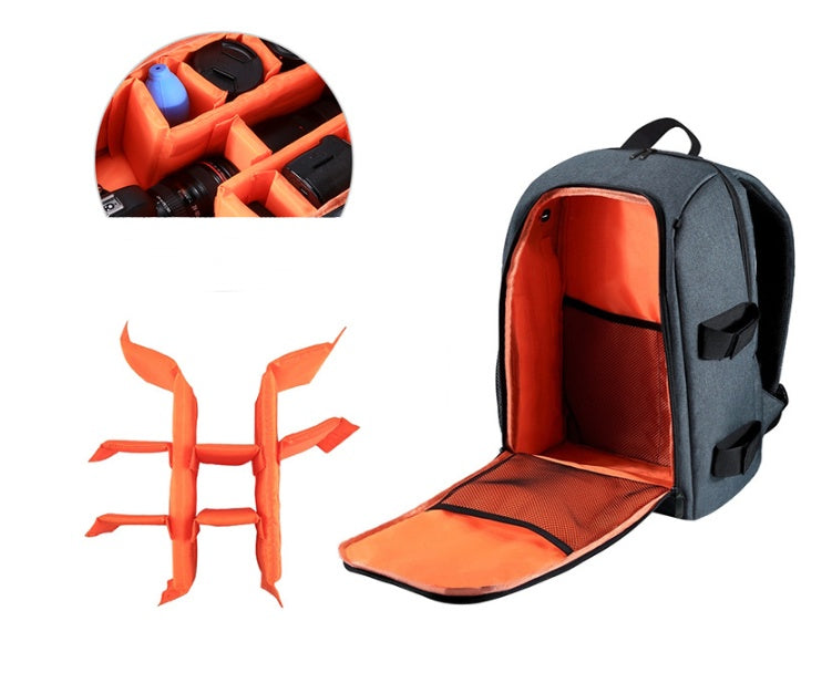 966843572673.jpg PULUZ Outdoor Portable Waterproof Scratch-proof Dual Shoulders Backpack Camera Bag, Upgrade Version - Image 6