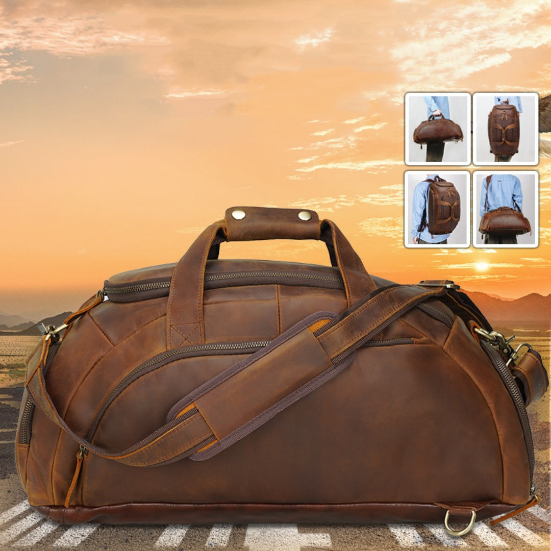 9740e117-9026-440b-b9f3-f2fc69f9f916.jpg MITCHELL ELITE GENUINE LEATHER Large Capacity Backpack