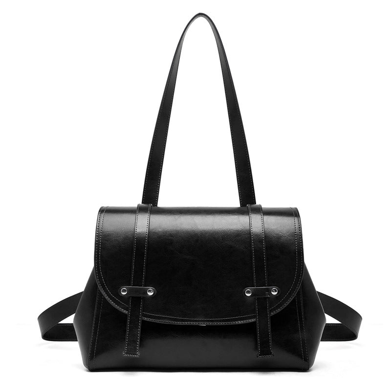 9ad19639-2c17-4c98-b1f3-6ea371b4aee2.jpg SOCIETY HILL DESIGNER Womens Genuine Cowhide Leather Backpack With An Oil-wax Finish - Image 8