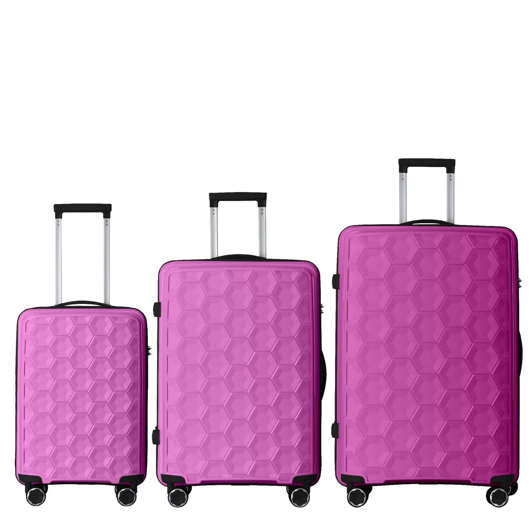 a0e78df6-818f-4ab2-ba7a-e2dfd541c12e.jpg POINT BREEZE SERIES 3-Piece Luggage Set Travel Lightweight Suitcases, TSA Lock & Moulded Corner, 20" 24" 28"