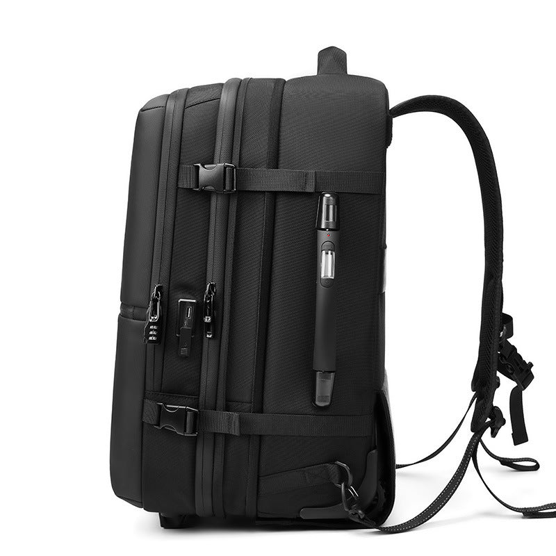 a4c61103-2de2-4be9-97bb-5458b84864b2.jpg FINANCIAL DISTRICT Executive Travel Backpack on wheels - Image 4
