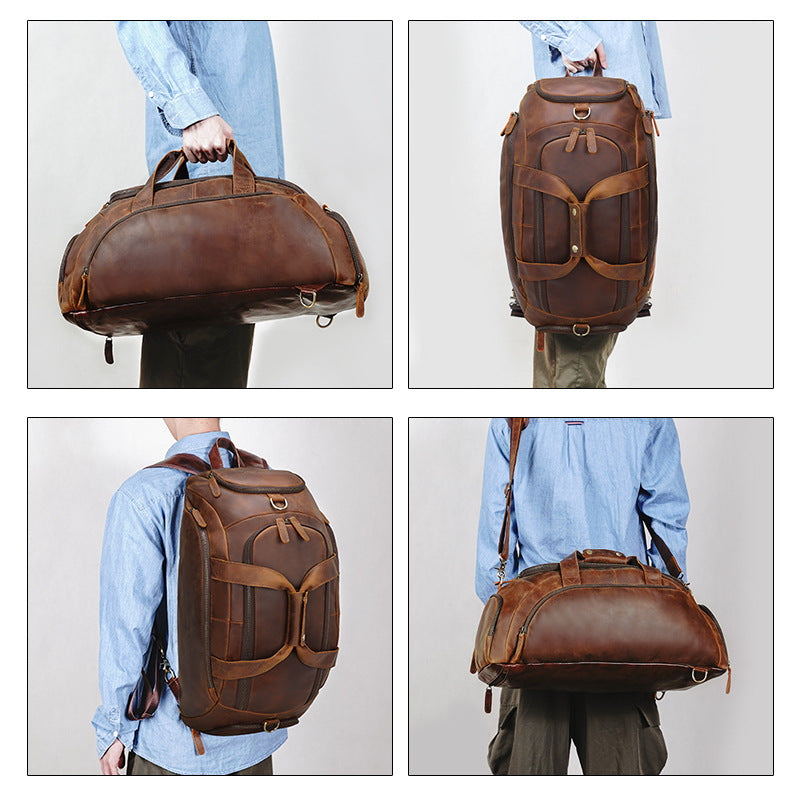 a5de7462-2211-4f6b-aa96-79717f089f70.jpg MITCHELL ELITE GENUINE LEATHER Large Capacity Backpack - Image 3